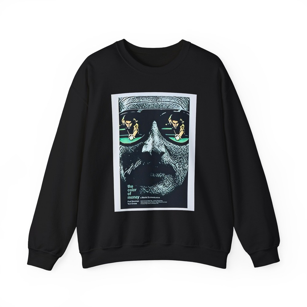 The Color Of Money Graphic Print LS Unisex Heavy Blend™ Crewneck Art Sweatshirt