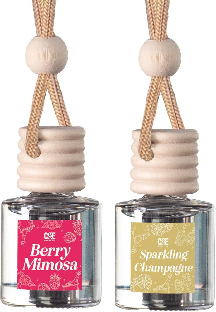 Car Air Hanging Fragrance Oil Diffuser – Car Air Freshener Diffuser for Essentia