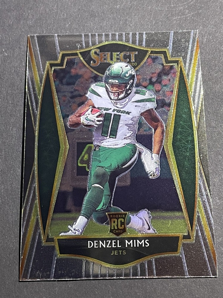 2020 Panini Select Denzel Mims Premier Level Rookie Card - New York Jets