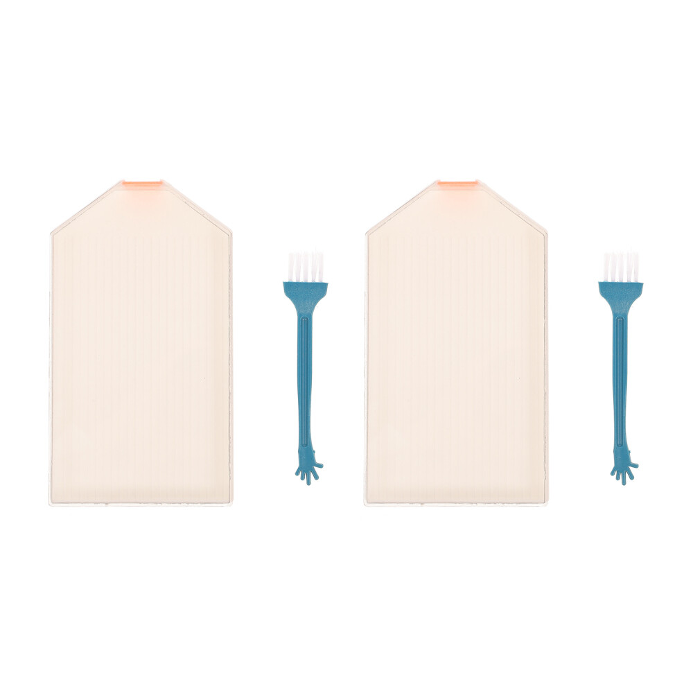 2 Sets Painting Trays Shelf Drill Disc Box Art Container