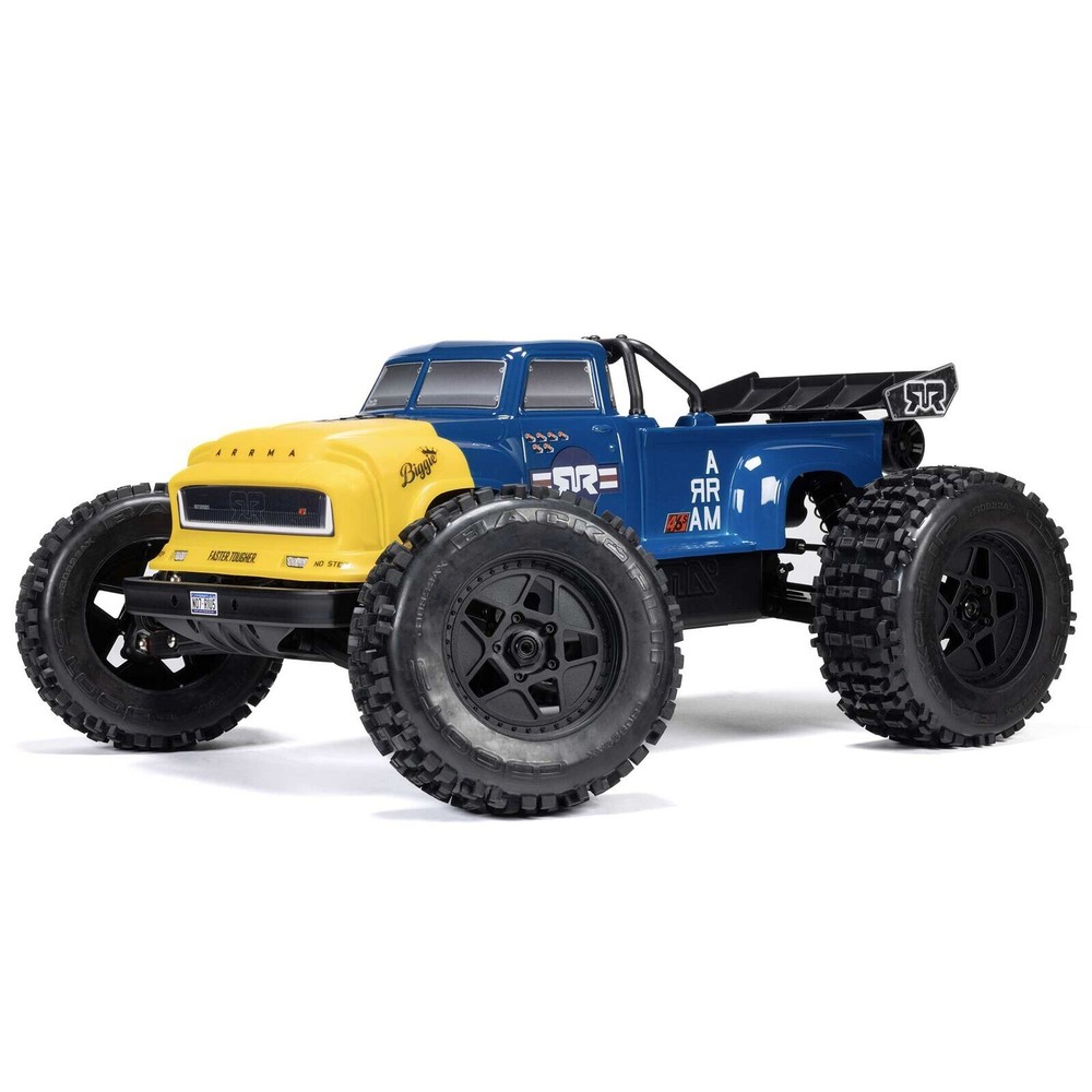 Arrma 1/8 NOTORIOUS 6S V6 4X4 BLX Brushless Stunt Truck Blue ARA8611V6T2