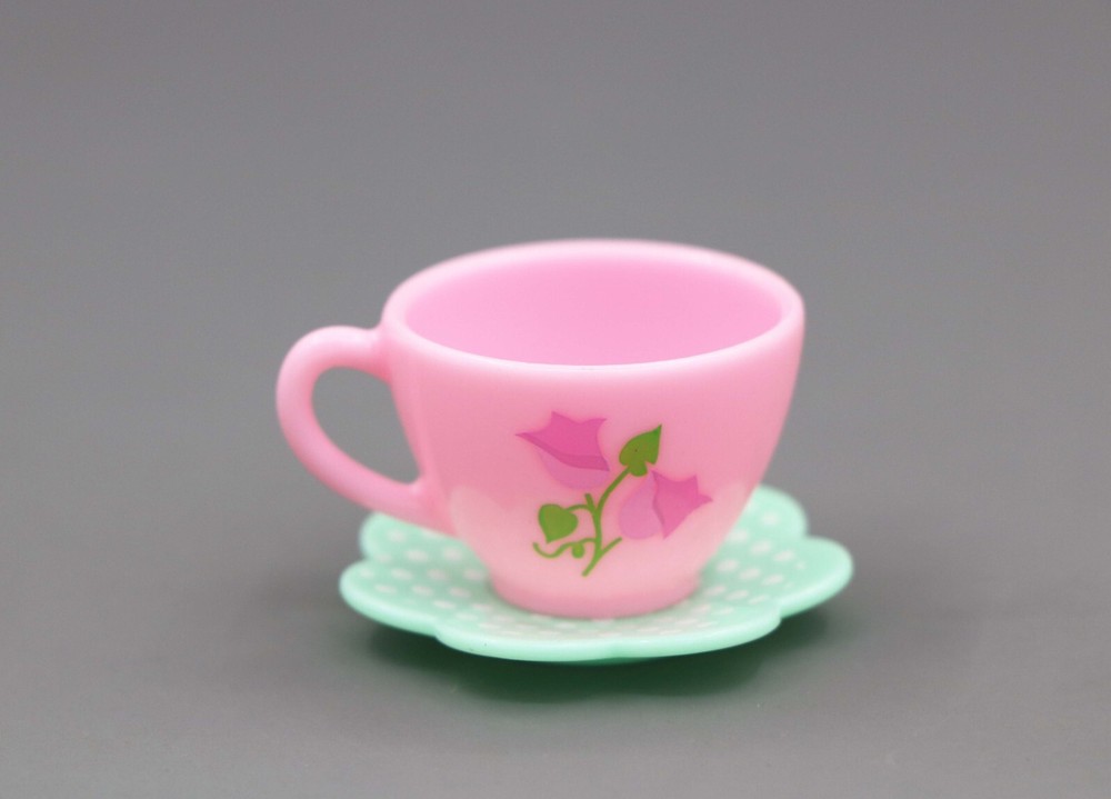 Pink Teacup & Saucer from Ready to Be Royal WellieWishers Doll Set