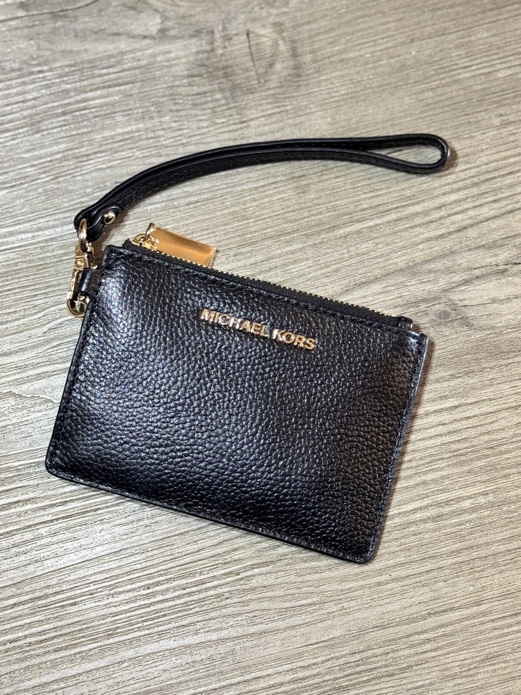 Michael Kors Logo ID Card Holder with Coin Pouch  