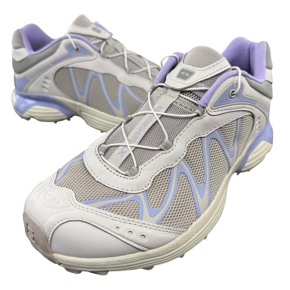 Salomon XT-Whisper Unisex Trail Shoes Size M8 W9 Ashes Rose Gull Sky  