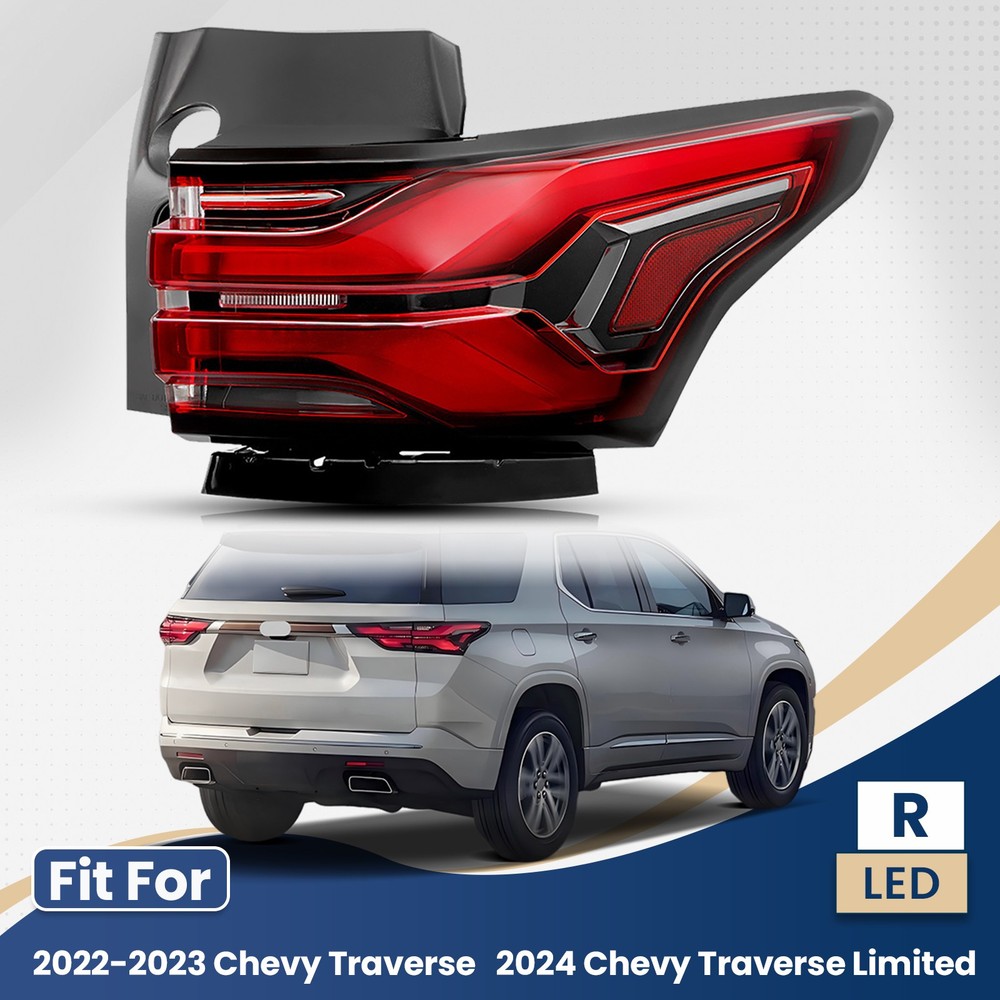 For 2022 2023 Chevy Traverse 2024 Traverse Limited  LED Outer Tail Light Right