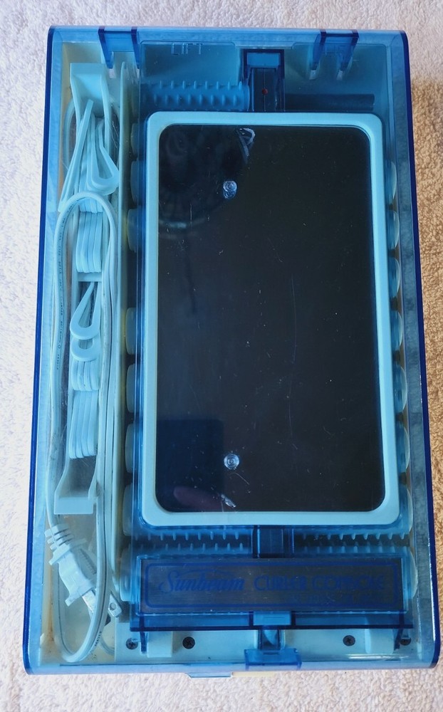 VTG Sunbeam Curler Console Model 62-8G 20 Hot Roller Set w/ Mirror + CLIPS READ