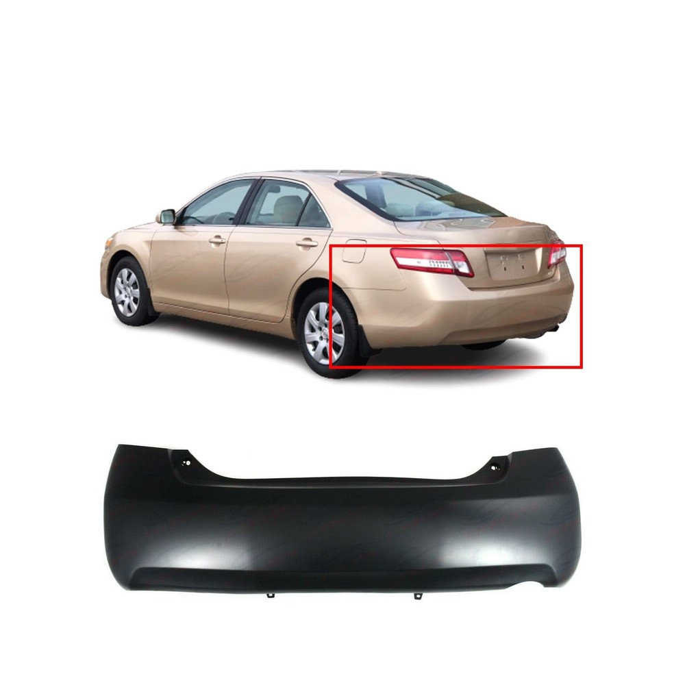 FitParts Rear Bumper Cover Fascia for 2007-2011 Toyota Camry Base Model Replacement