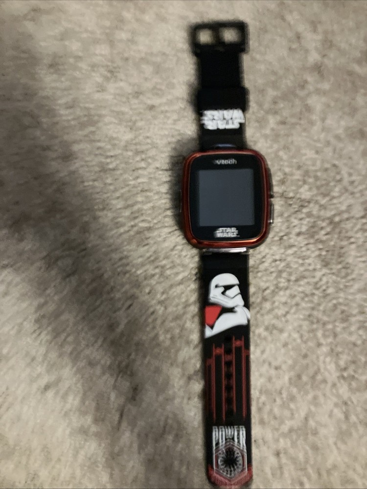 Vtech Star Wars White Orange Smartwatch D5 - Tested & Works - US Seller