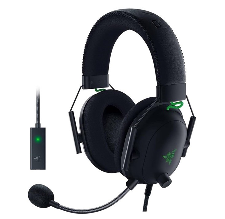 Razer BlackShark V2 Gaming Headset: THX 7.1 Spatial Surround Sound