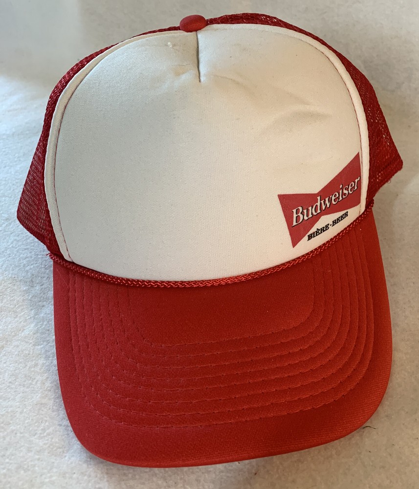 Vintage Budweiser Truckers  Mesh Snapback  Hat