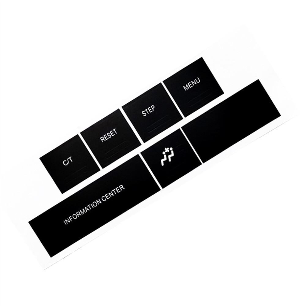 Information Center Button Repair Stickers For Jeep Cherokee Commander 2005-2009