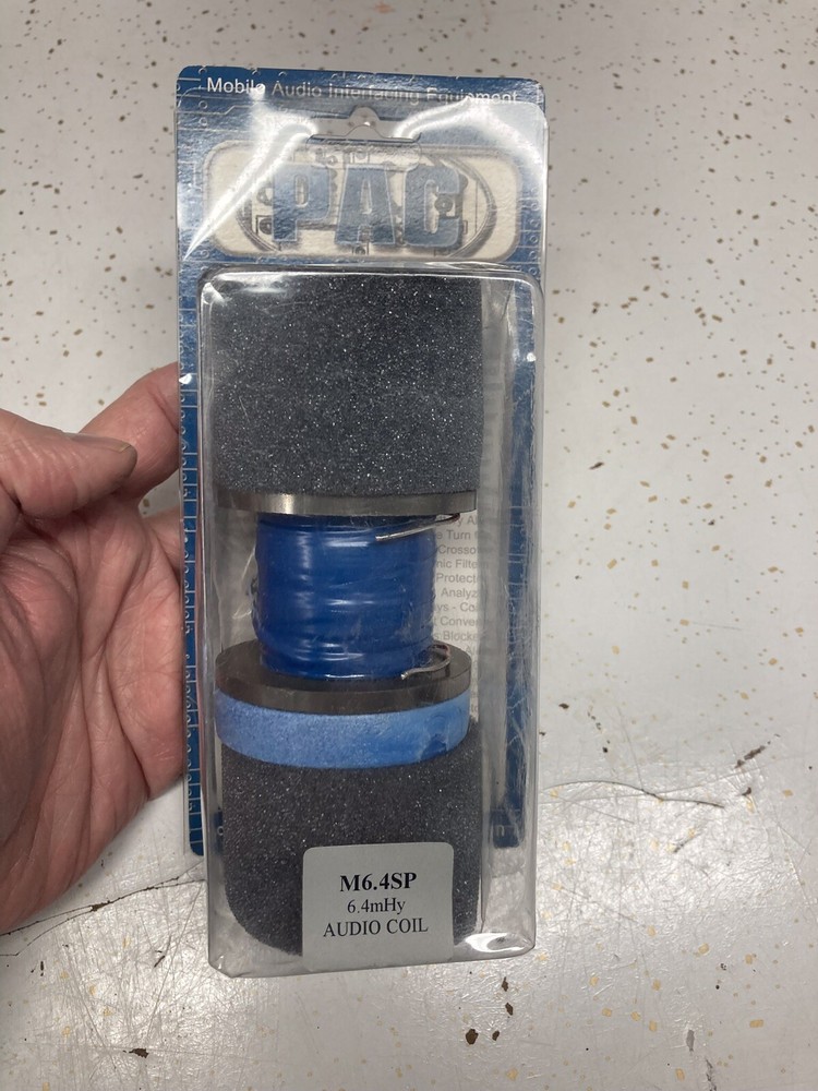 PAC M6.4SP, 6.4 mHy Audio Coil, Subwoofer. Low Pass Crossover
