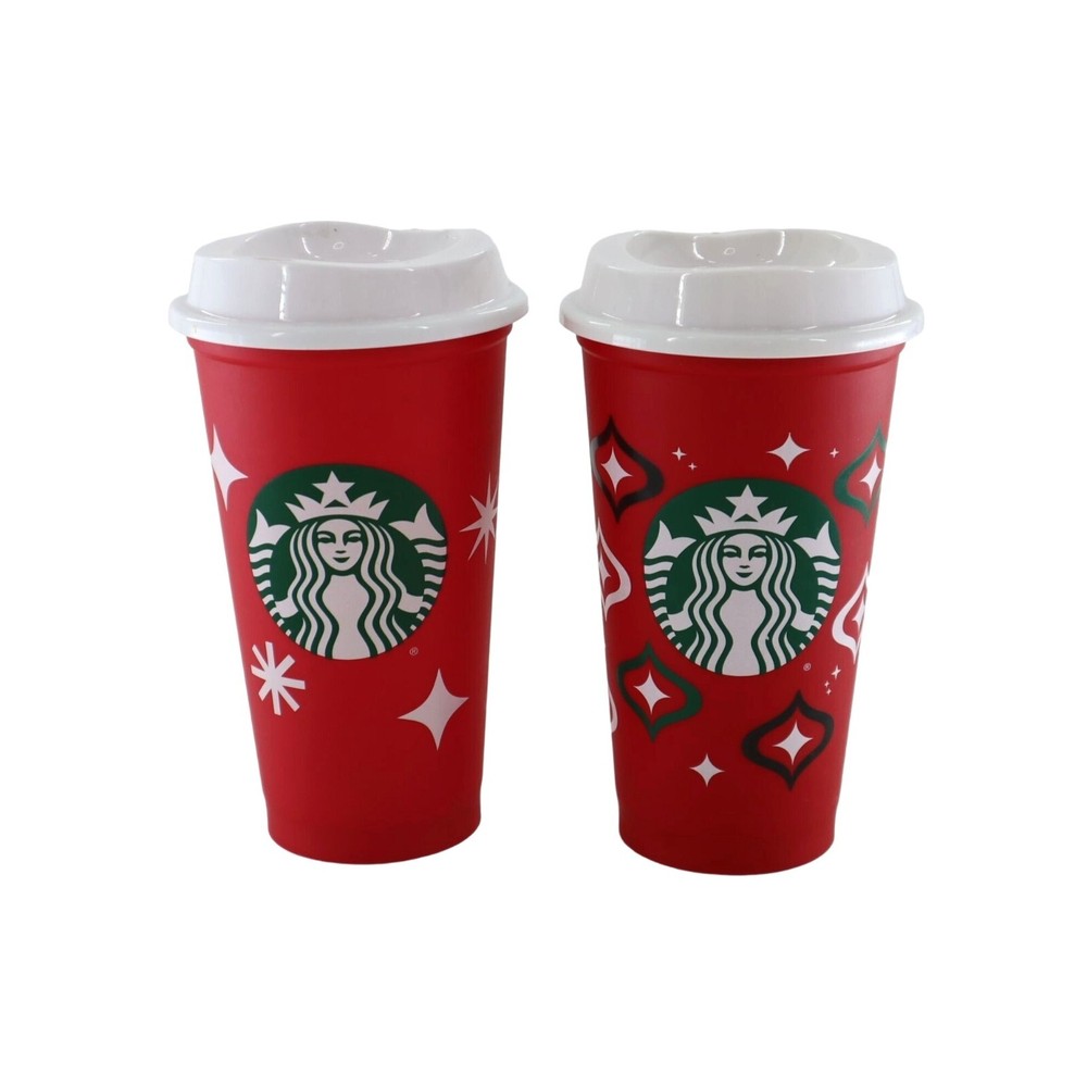 Starbucks 2023 Holiday Red Reusable Travel Mug Christmas Cup