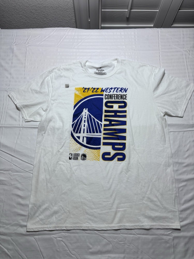 Golden State Warriors 21-22 Western Conference Champs Men’s Size XLarge Fanatics