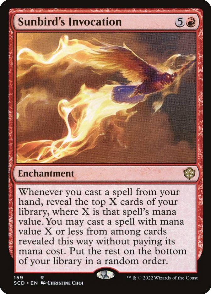 MTG Sunbird's Invocation (159/418) Starter Commander Decks LP