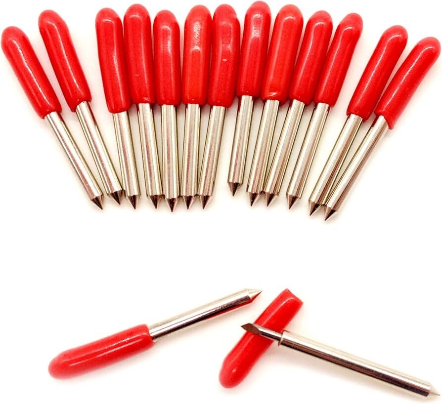 15pc 45° Premium Vinyl Cutting Plotter  Blade Carbide for Roland Cutter US Ship