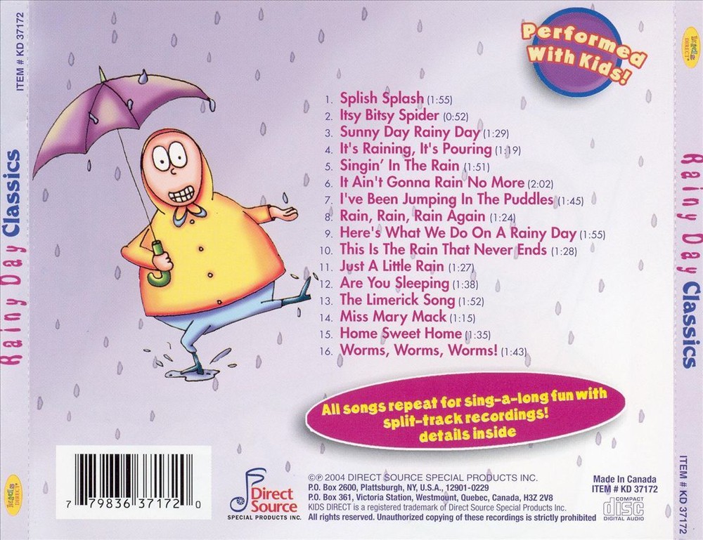 VARIOUS ARTISTS RAINY DAY CLASSICS [DIRECT SOURCE] NEW CD