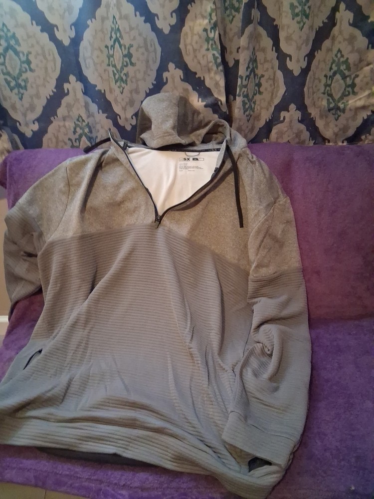 MSX Michael Strahan Big And Tall Hoodie 2XL Grey