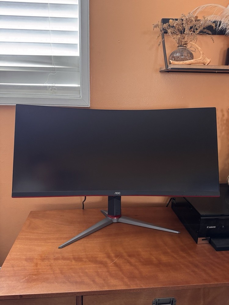 AOC CU34G2X UltraWide 34'' QHD 144Hz VA LED Curved Gaming Monitor