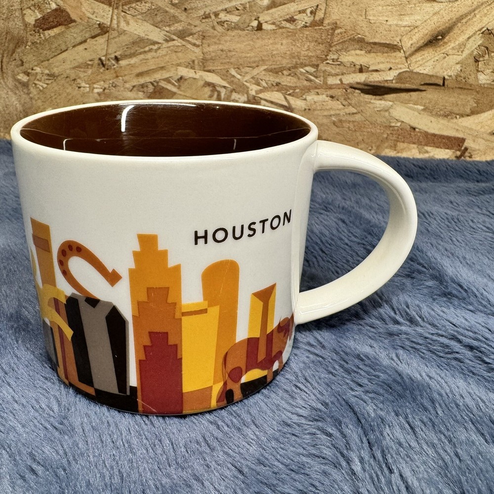 Starbucks Houston 2015 YAH Collection 14 oz Mug No Box Used