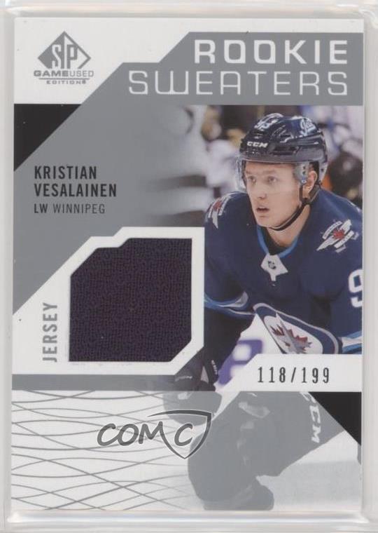 2018 Upper Deck SP Game Used Rookie Sweaters 199 Kristian Vesalainen #RS-KV RC