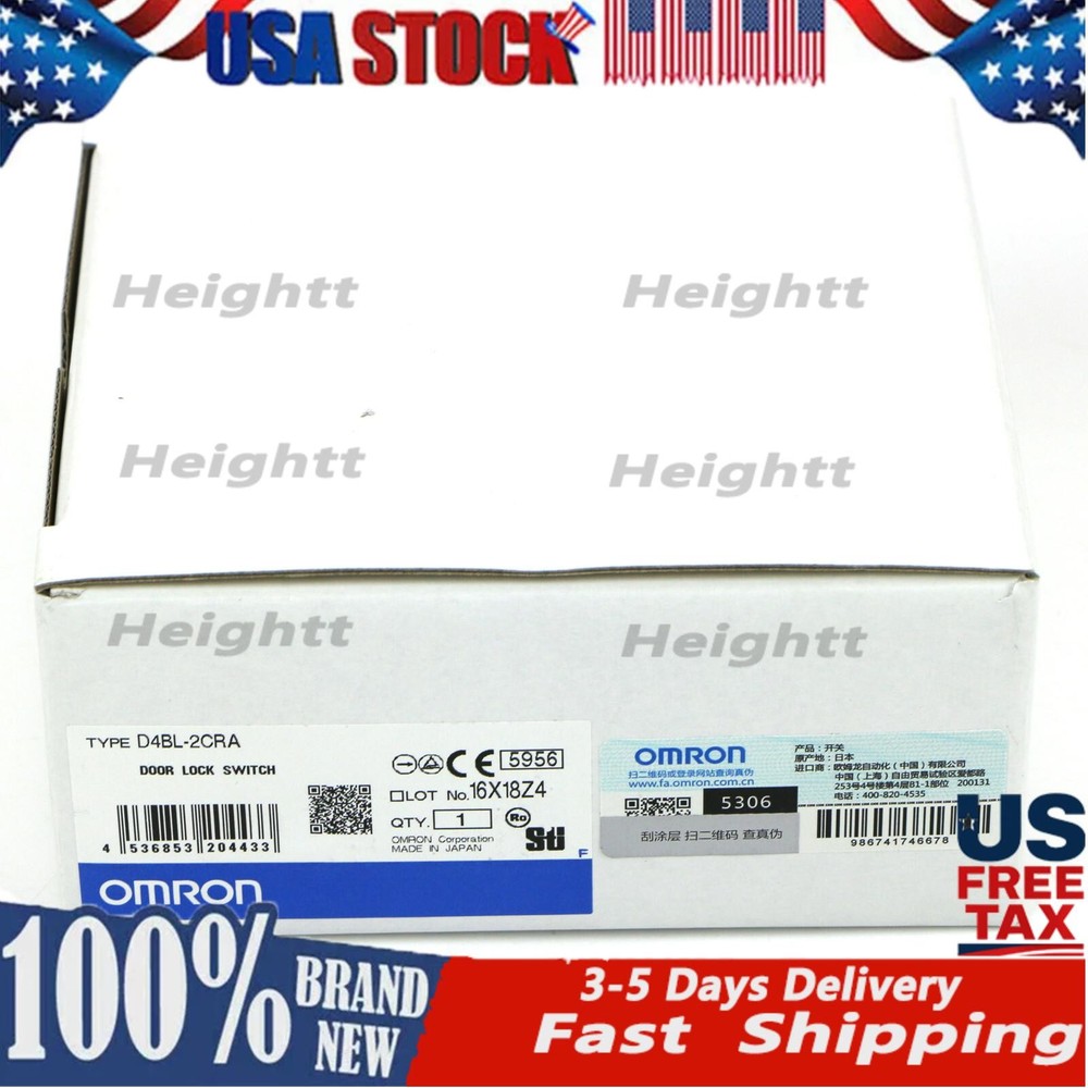 New In Box OMRON D4BL-2CRA Guard Lock Safety-door Switch