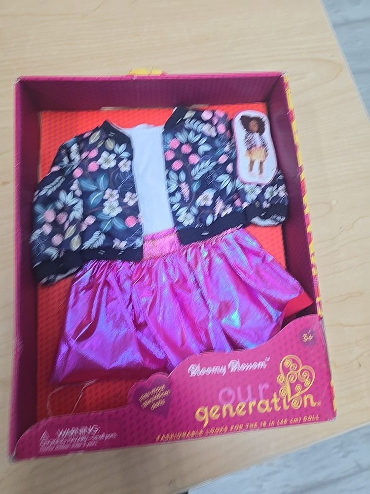 Our Generation Bloomy Blossom Jacket & Skirt Outfit for 18