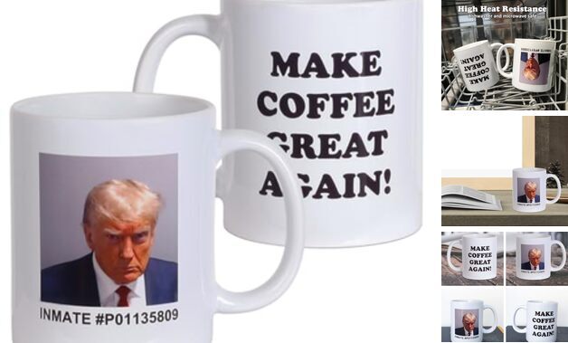 Trump Mug Shot Mug Make Coffee Great Again Mugshot Trump Coffee Mug Shot Black