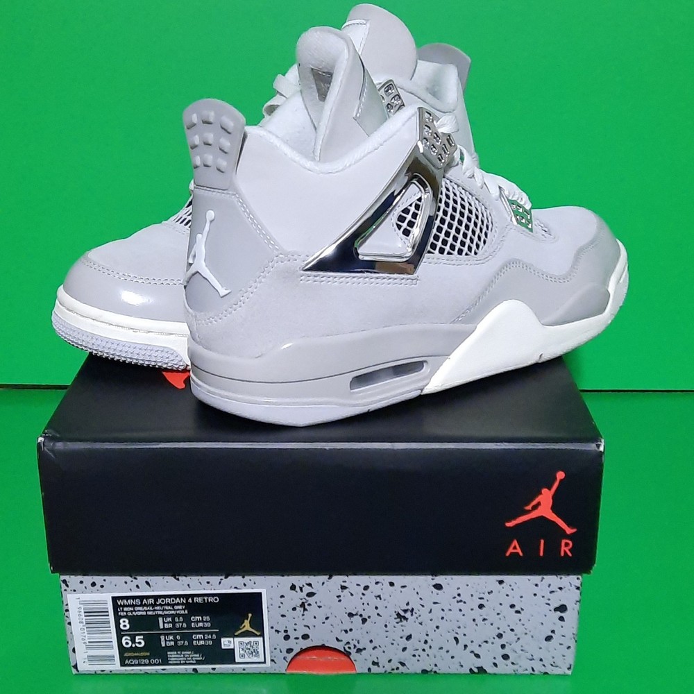 Jordan Air Jordan 4 Retro Low Frozen Moments Women's Size 8 Gray Sneaker