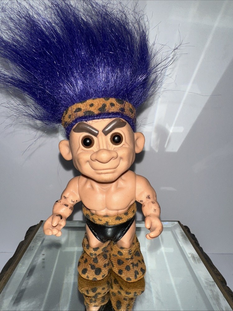Vintage 1990s Russ Doomslayers ZOR 5-Inch Troll Doll Figure