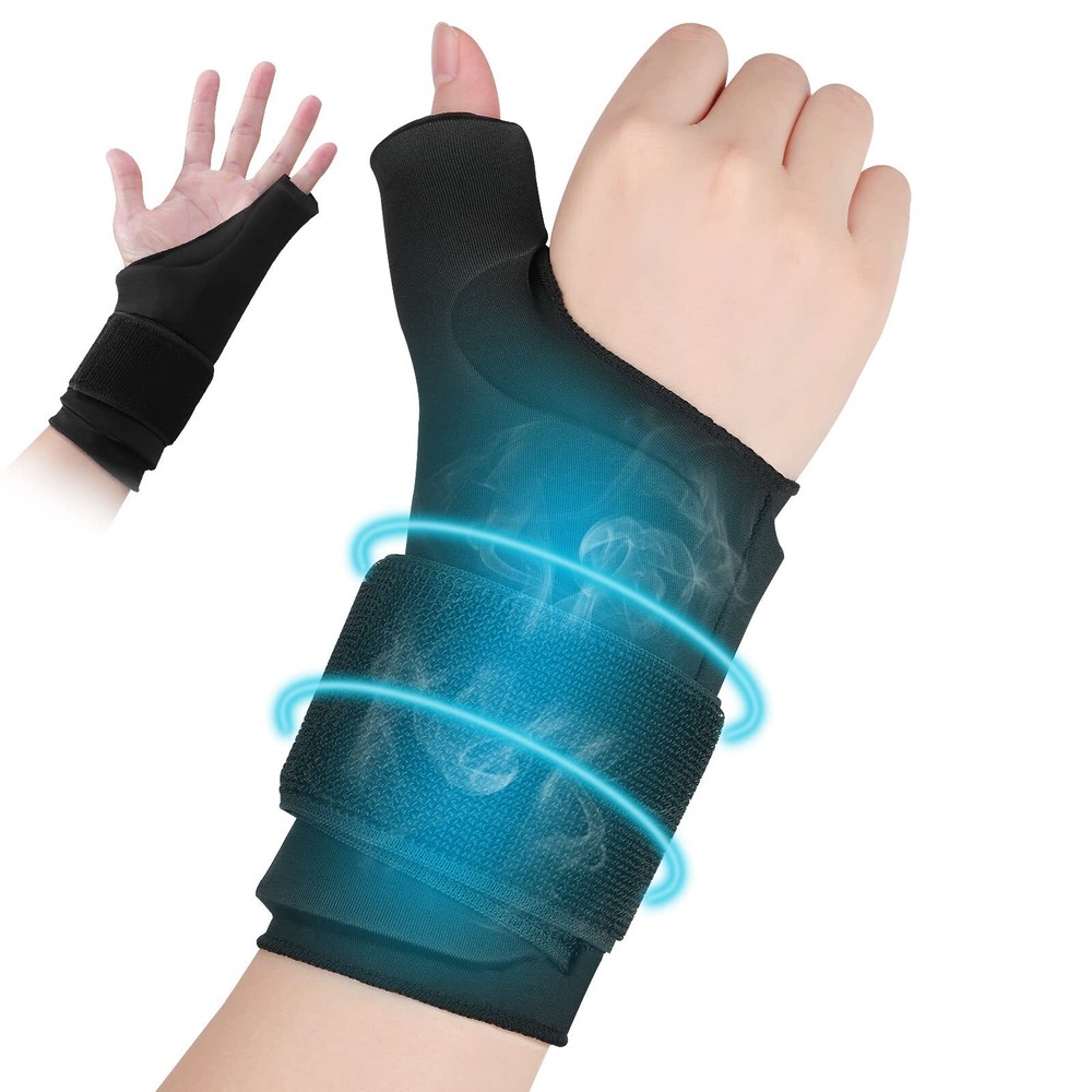 Thumb Wrist Ice Pack for Pain Relief, Soft Gel Cold Pack for Hot & Cold Thera...
