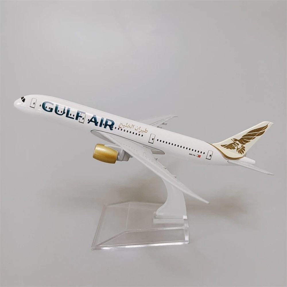 1/400 16cm GULF Air B787 Aircraft Alloy Plane Model Civil Airlines Collection e