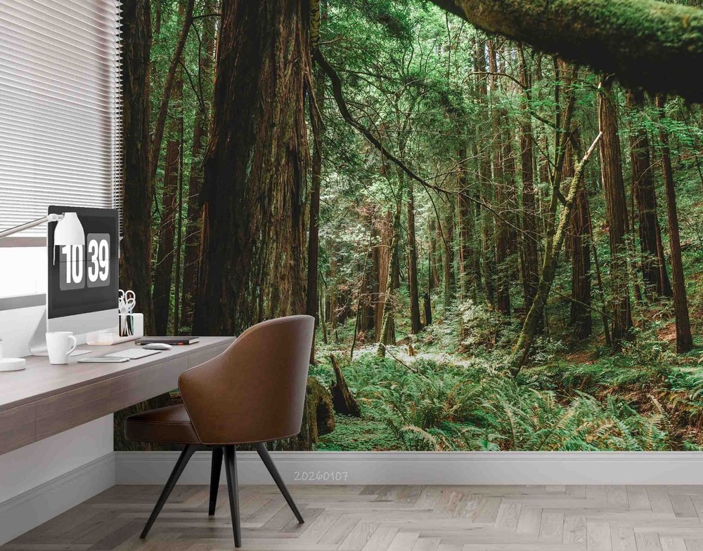 3D Forest Summer Landscape Wall Murals Wallpaper Murals Wall Sticker 5