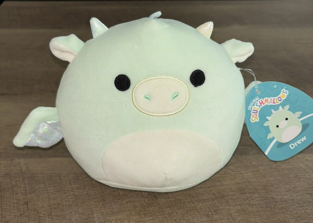 Squishmallows 7 Inch Drew The Dragon Plush NWT Brand New