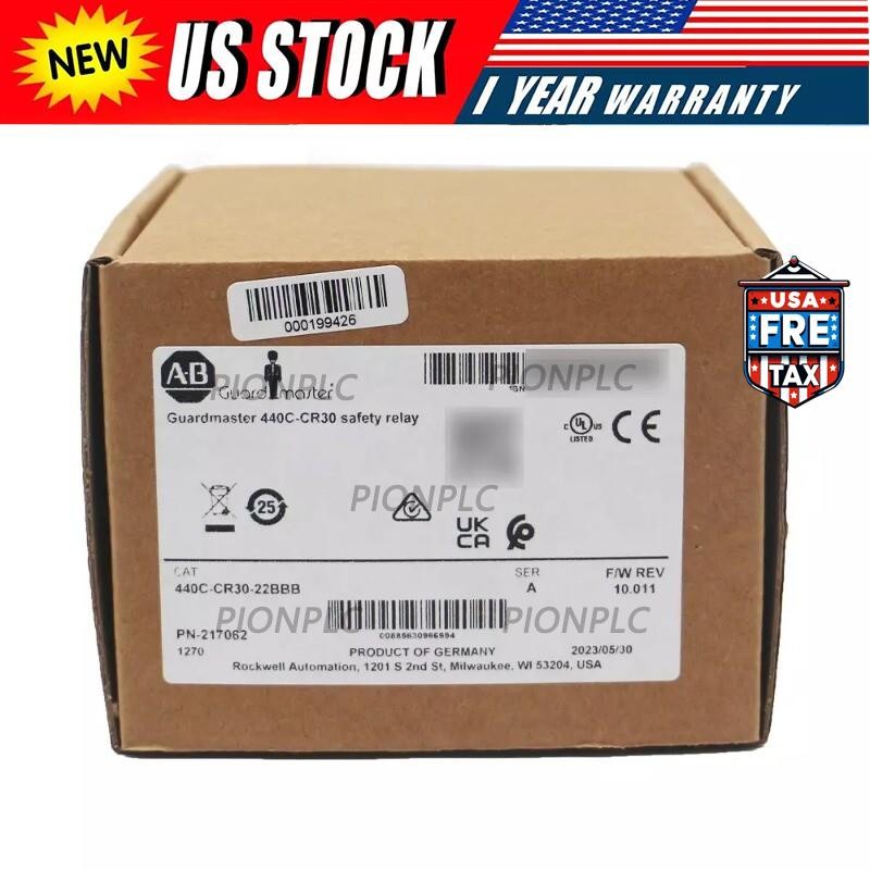Allen Bradley 440C-CR30-22BBB GuardMaster Safety Relay 24 V US Free Tax