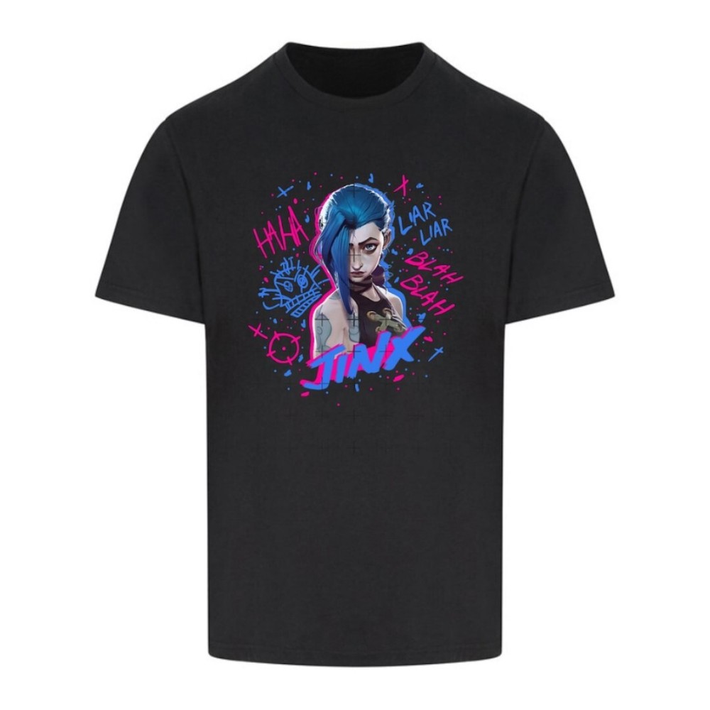 Jinx Arcane Unisex League of Legends T-shirt P87165