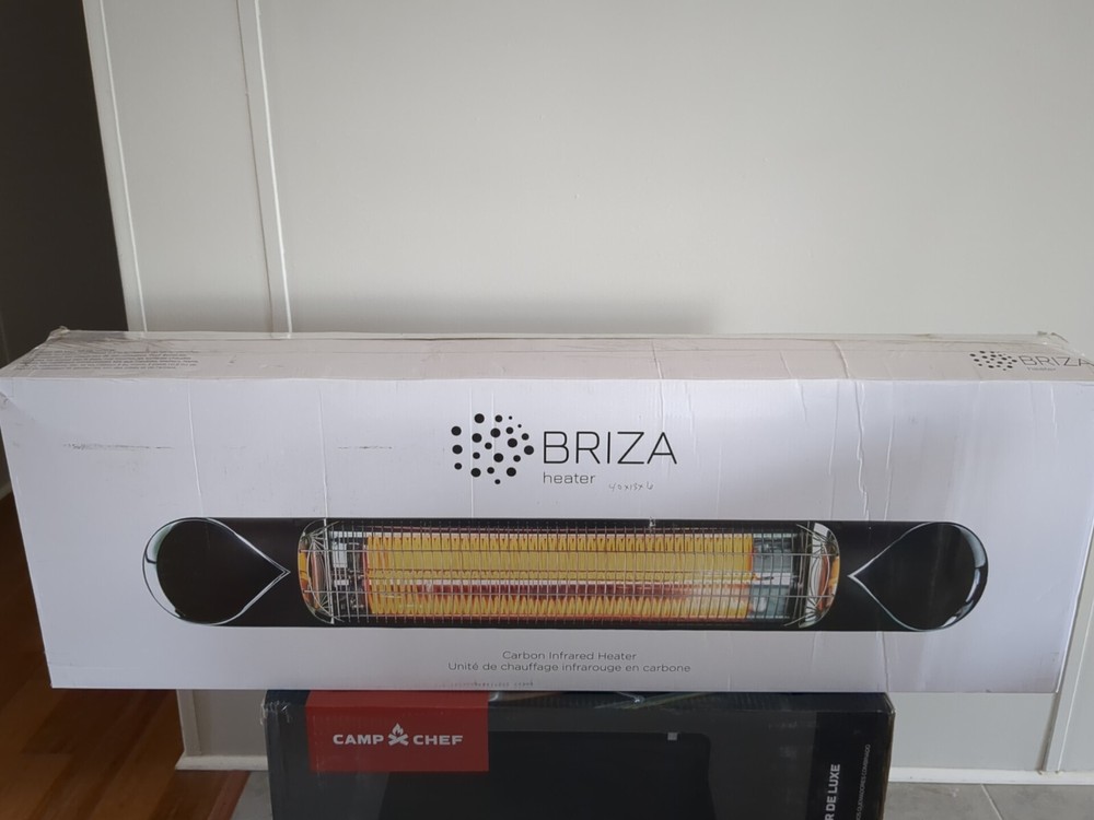 Briza Infrared Electric Patio Heater - Indoor/Outdoor Heater - Portable Wall/Gar