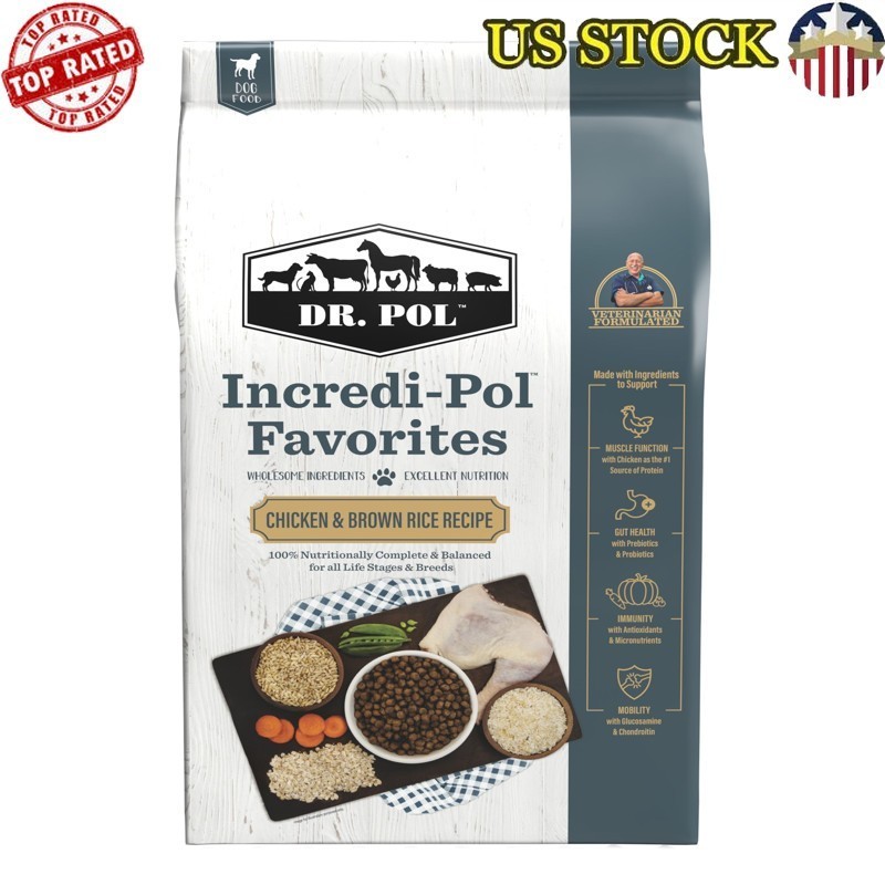 Chicken Brown Rice Dog Food Minerals Vitamins nutritionally complete balanced