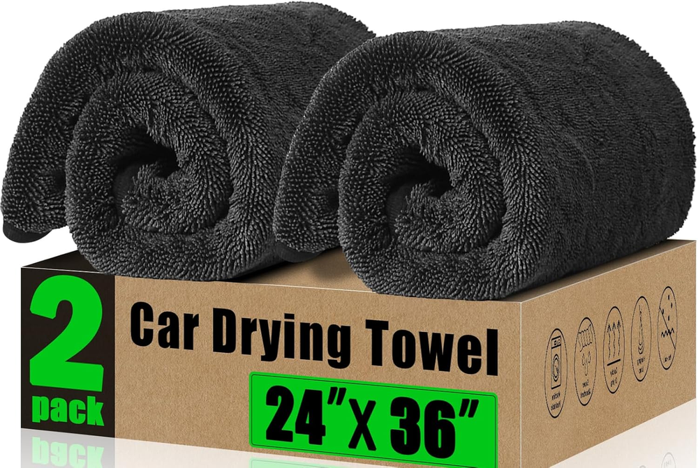 2 Pack Microfiber Towels (36