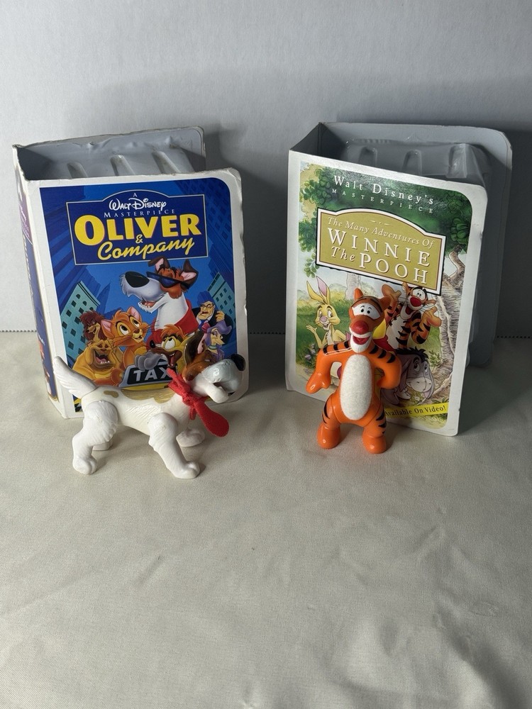 Disney McDonald’s Masterpiece Oliver & Company + Winnie the Pooh Premium Set