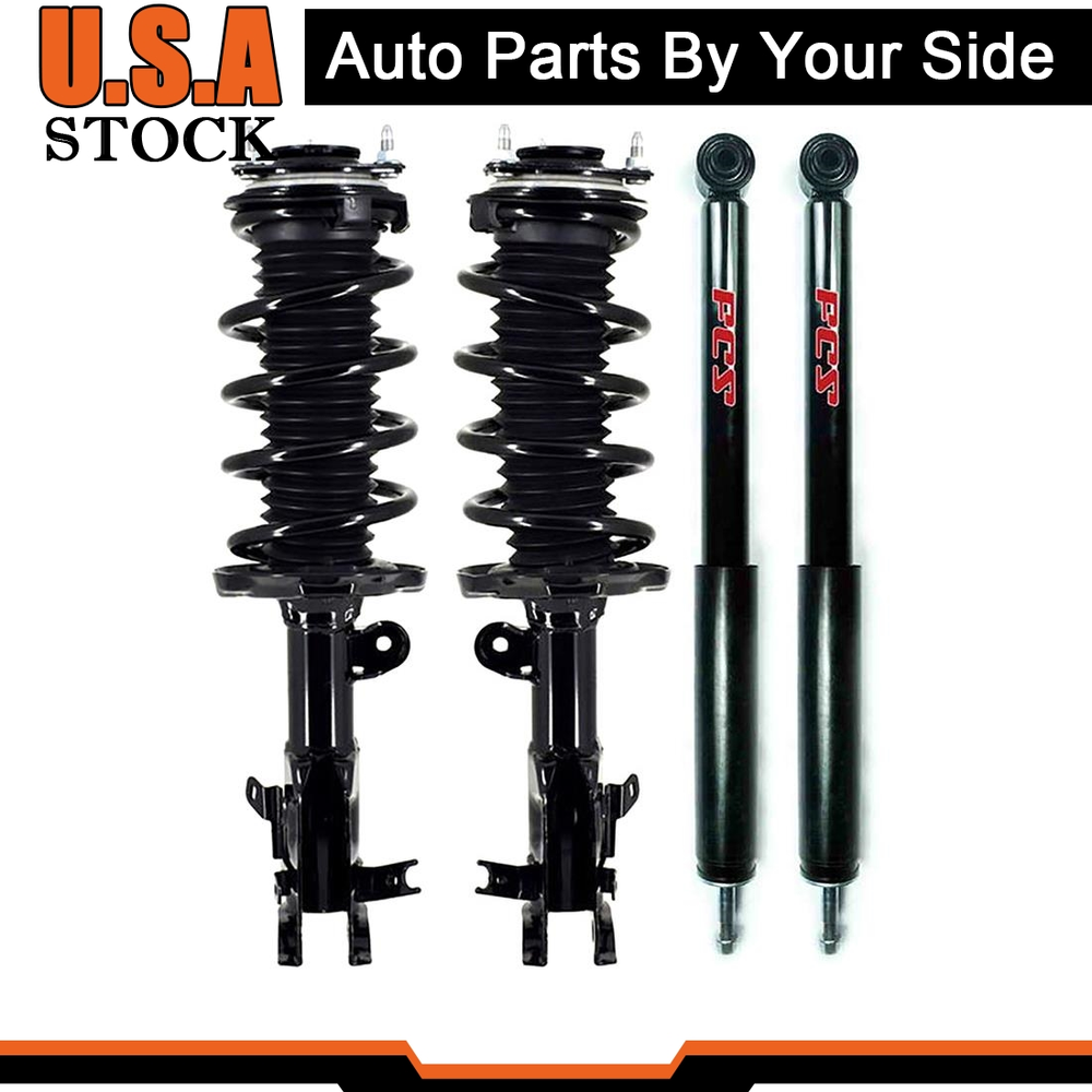 OE Front Struts & Rear Shocks For 2012-2013 Honda Civic 2.4L Lifetime Warranty