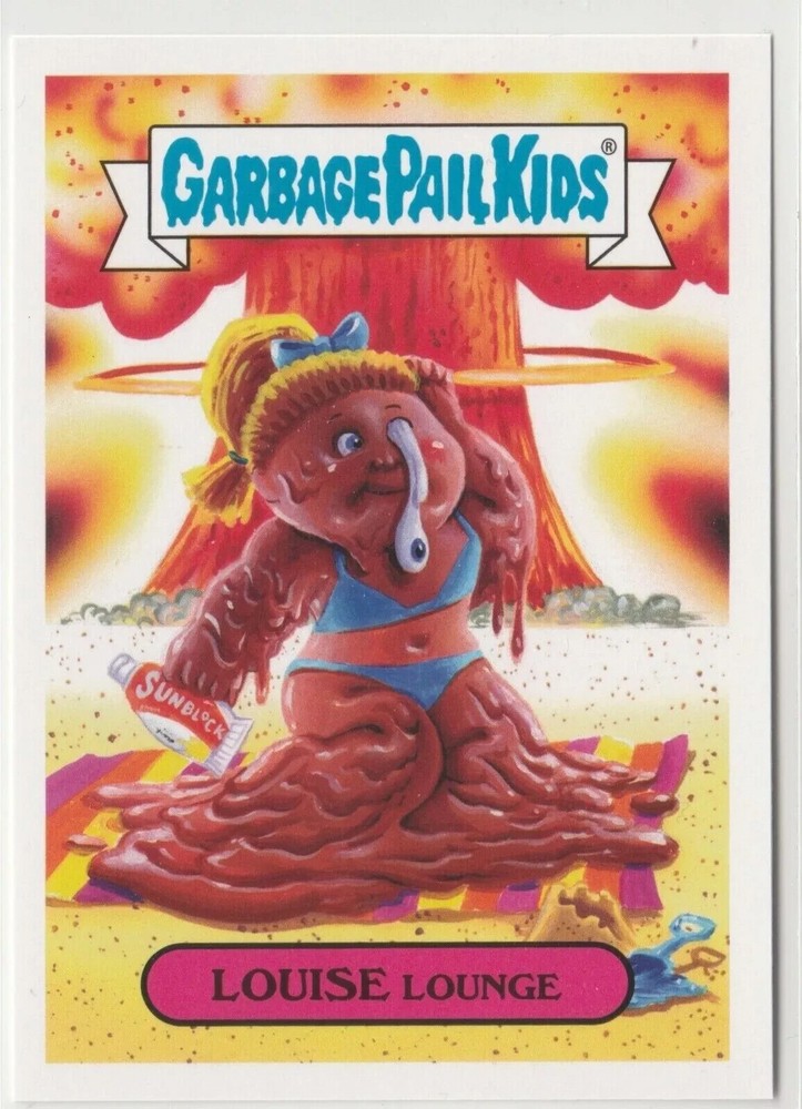 Louise Lounge #8b Garbage Pail Kids GPK 2017 Adam-geddon Trading Card