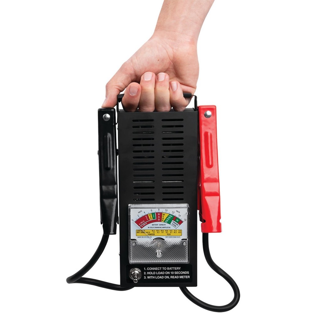 JEGS W2988 Battery Load Tester 100-Amp Capacity Works on 6 and 12-Volt Batteries