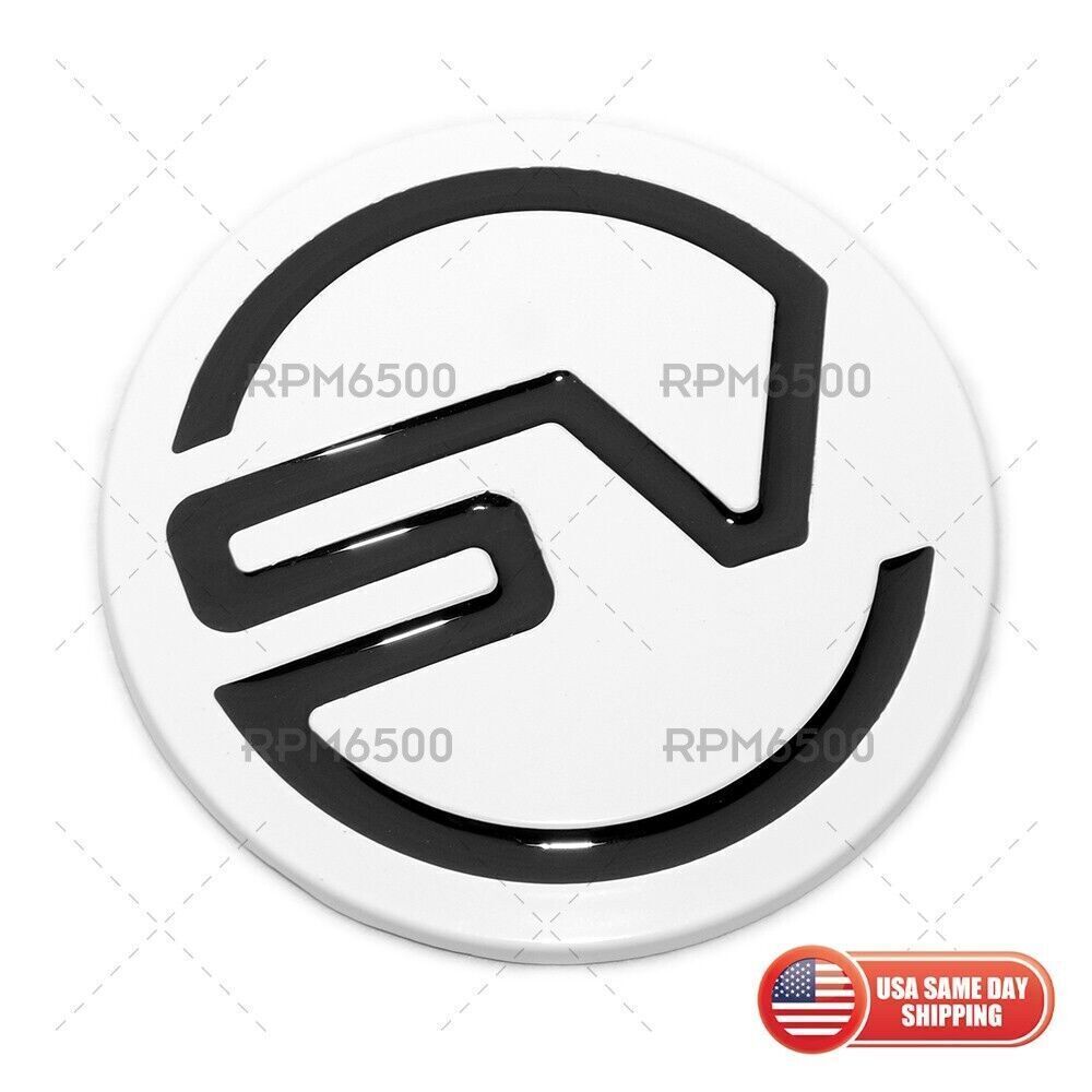 Range Rover SV 2022+ Version Rear Liftgate Nameplate Logo Badge Emblem White