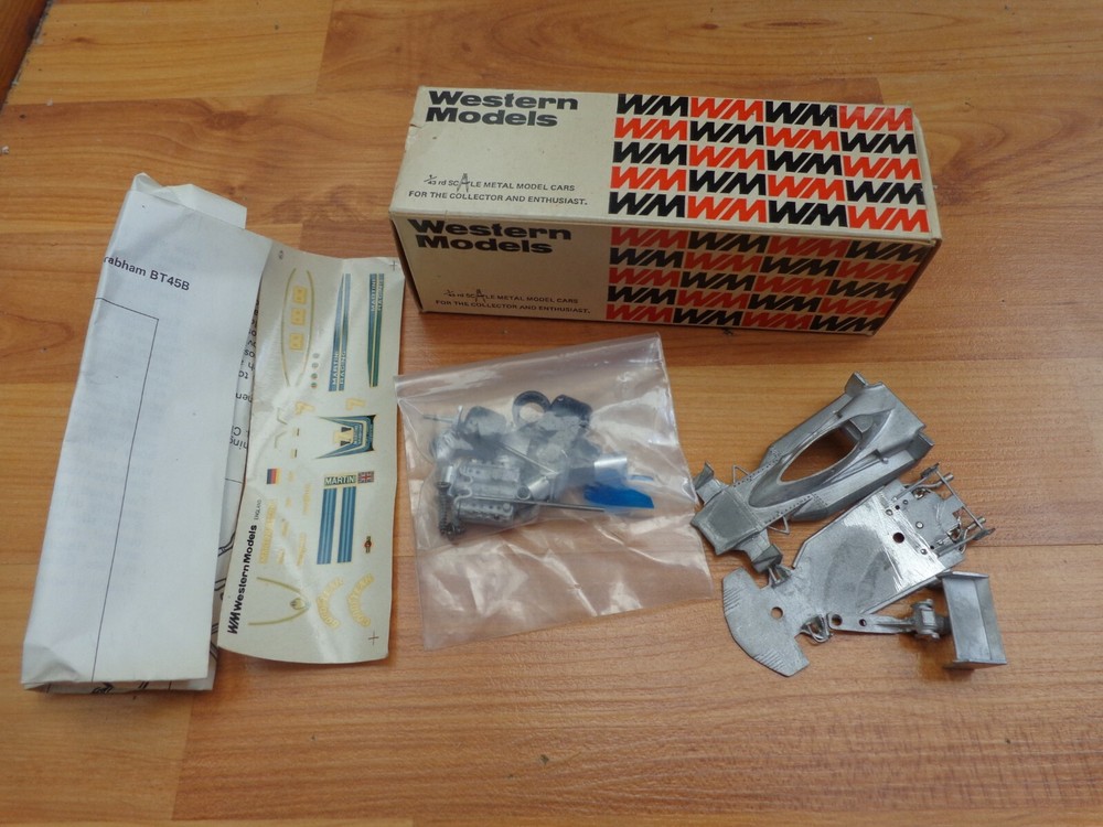 1/43 VINTAGE WESTERN MODELS KITS WRK 8 1977 MARTINI BRABHAM BT45B ALFA ROMEO