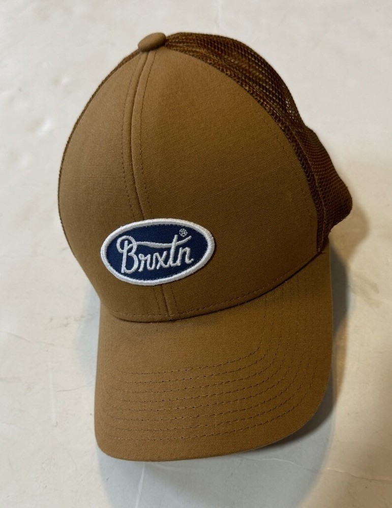 Brixton Trucker Snapback Baseball Cap Brown