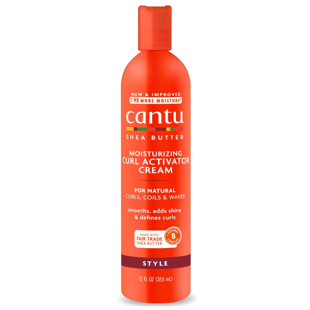 Cantu Shea Butter for Natural Hair Moisturizing Curl 12 Fl Oz, White