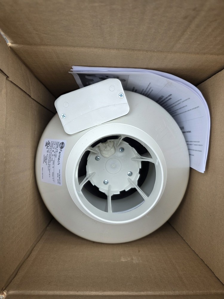 Fantech FR100 120 Volts 60 Hz 21.1 Watts 0.18 Amps   A6418WVS