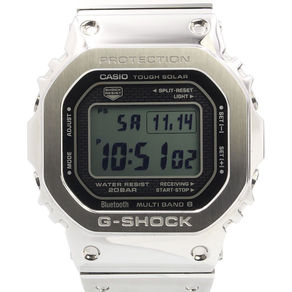 Casio G-Shock 5000 series full metal stainless steel silver GMW-B5000D-1JF   207