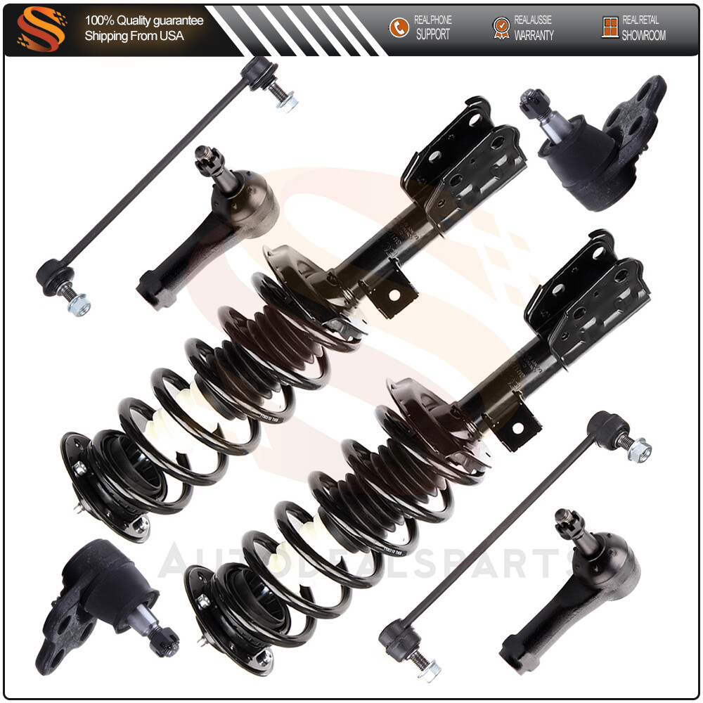 05-06 Chevy Equinox Front Struts Sway Bars Outer Tie Rods Assembly